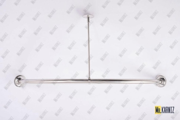 Потолочное крепление шпилька 50 см для карниза 25 мм