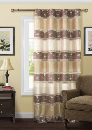 Штора на тесьме "Артемида Artemide" 150х269 коричневый