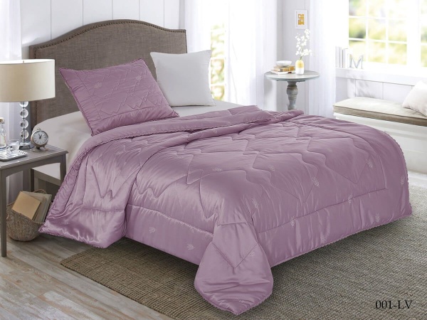 Одеяло Cleo FitoLine искусственный шелк цвет фиолетовый