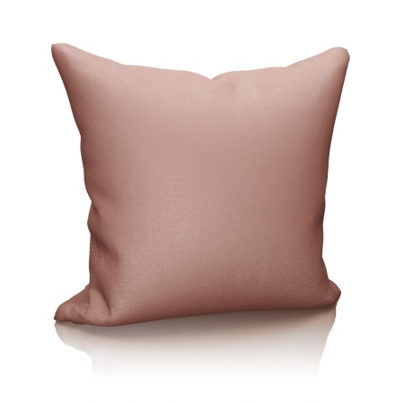 Подушка декоративная на молнии 40х40 см Блэкаут цвет бледно-розовый