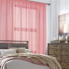 Тюль на тесьме 450х275 см Varna - SH цвет нежно-розовый