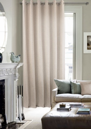 Портьера на люверсах "Ливит", 200х260 цвет крем