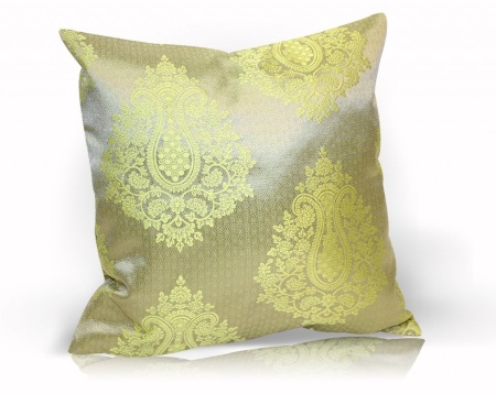 Подушка декоративная на молнии 40х40 см Stefanielle цвет зеленый