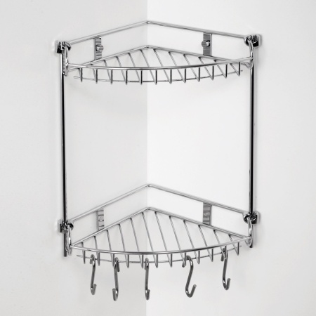 Полка металлическая двойная K-1222