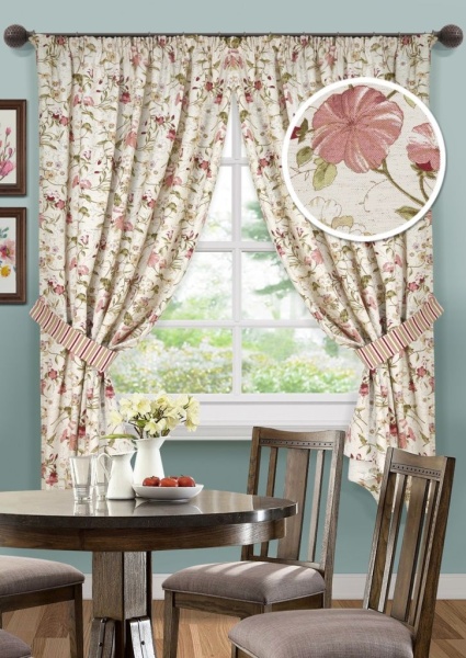 Комплект штор "Кампанула Campanula" 2 шт 136х175см беж