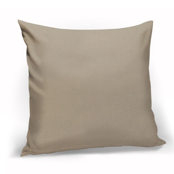 Подушка декоративная на молнии 40х40 см Hosta цвет бежевый