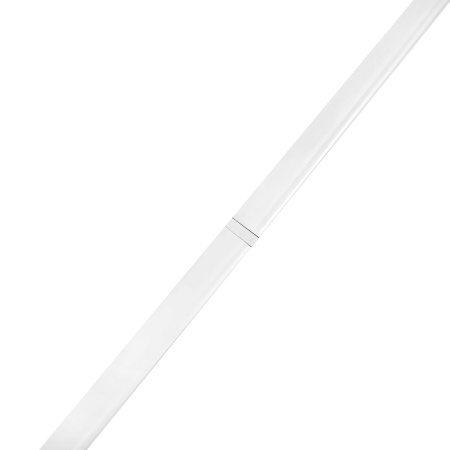 Соединитель для пластикового однополосного профиля, белый