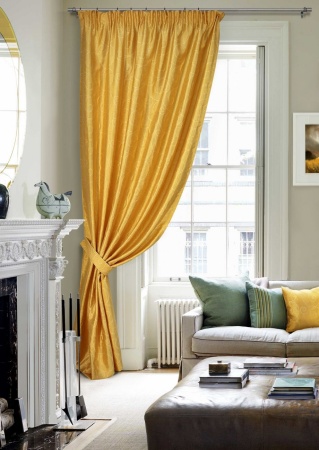 Штора на тесьме "Сесиль" 136х270 желтый