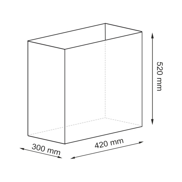 Корзина для белья Gollach WB-330-L 