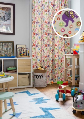 Штора на тесьме "Elefante" 200х270