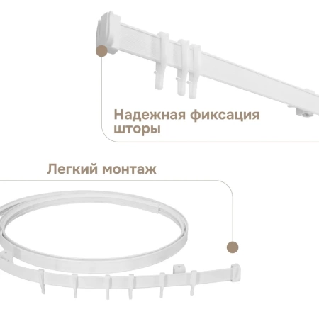 Заглушка для гибкого карниза, 2 шт.