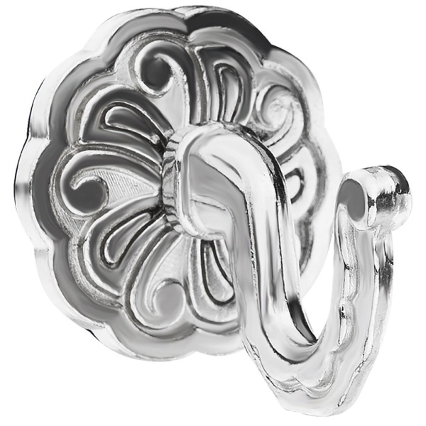 Крючок для шторного подхвата Классика, Хром (2 шт)