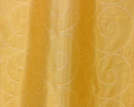 Штора на тесьме "Сесиль" 136х270 желтый