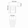 Держатель освежителя Exter K-5245 Держатель освежителя Exter K-5245