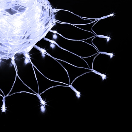 Электрогирлянда светодиодная Vegas Сеть холодный 1.5 м