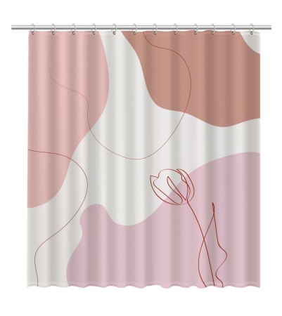 Штора для ванной Fixsen Cream