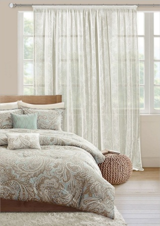 Тюль на тесьме 300х275 см Luisa цвет бежевый Тюль на тесьме 300х275 см Luisa цвет бежевый