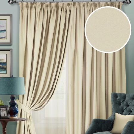 Комплект штор Блэкаут "Blackout-SH" 2 шт 220х270/500х270 беж