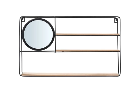 Подвесная полка-зеркало Горизонт