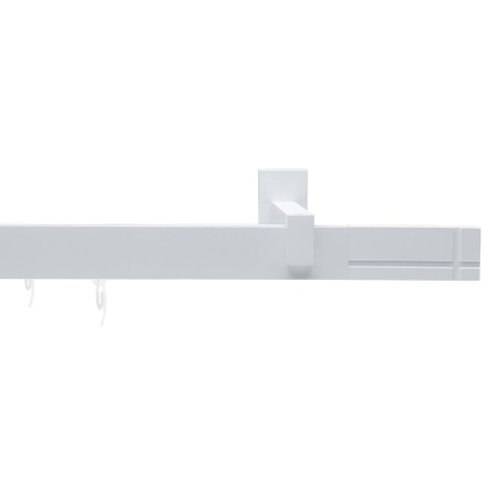 Карниз однорядный Хай-тек Белый 240 Лайн