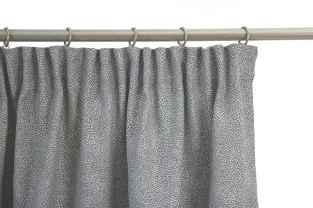 Штора на тесьме 160х260 см Мартина с подхватом цвет серо-белый