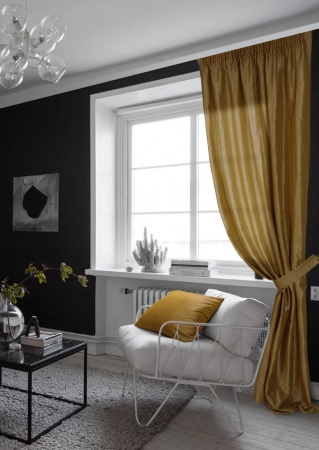 Штора на тесьме "Polo" 140х270 коричневый