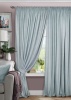 Комплект штор на тесьме "Pudra" 200х270 голубой
