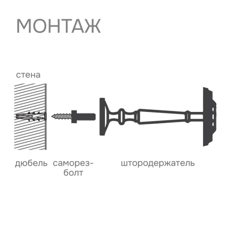 Штородержатель, Жемчуг, 2 шт.