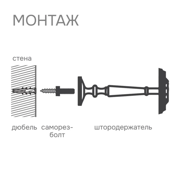 Штородержатель, Жемчуг, 2 шт.