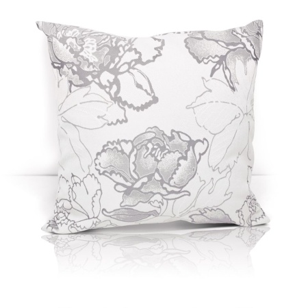 Подушка декоративная на молнии 40х40 см Rapsodia цвет серый