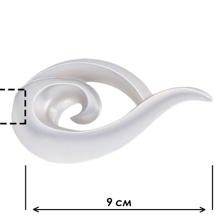 Наконечник "Пламя", Жемчуг , Ø16мм