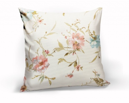 Подушка декоративная на молнии 40х40 см Margot цвет бежево-розовый