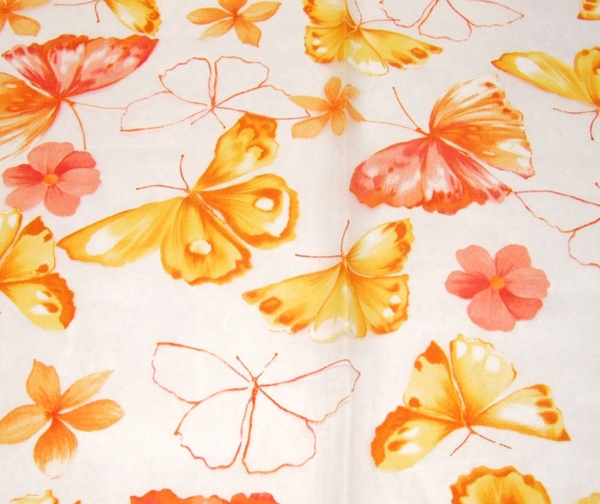 Тюль на тесьме "Марипосас Mariposas-M" 350х275