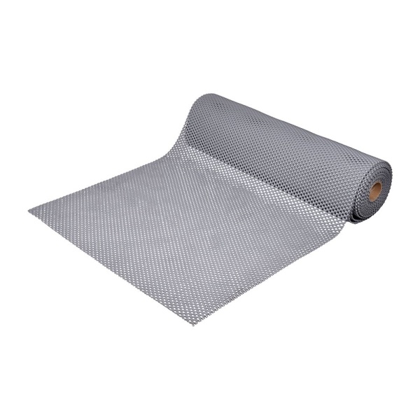 Коврик-дорожка Vortex против скольжения 0,9х10 Шашки цвет серый