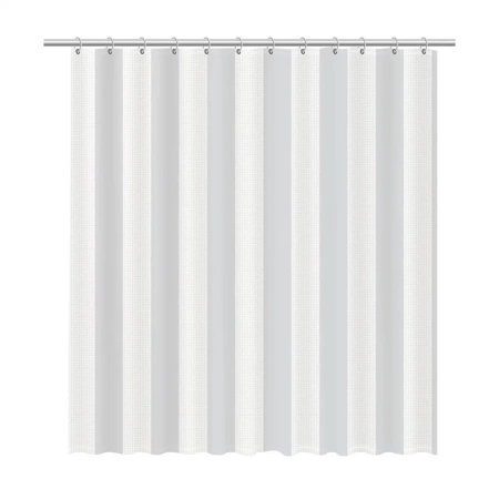 Шторка для ванной Fixsen Vafel, серая