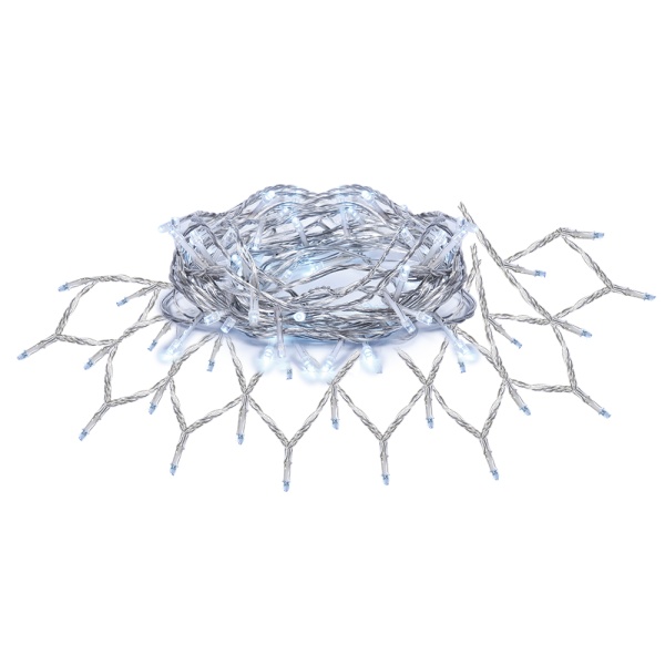 Электрогирлянда светодиодная Vegas Сеть холодный 1.5 м