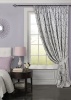 Штора на тесьме 220х270 см Afina с подхватом цвет серый