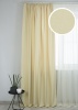 Штора на тесьме 160х270 см Sahara с подхватом цвет ваниль