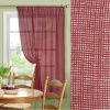 Штора для кухни Basicos 135х170 красный