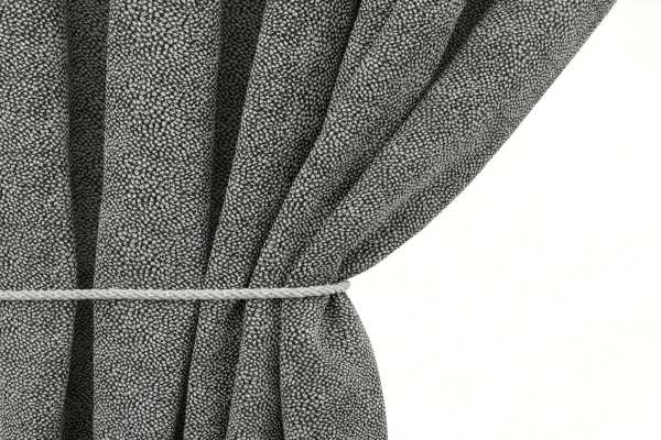 Штора на люверсах 200х260 см Мартина цвет черно-белый