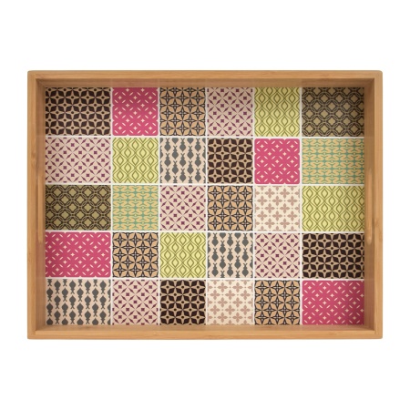 Поднос сервировочный бамбуковый "Пэчворк", 40*30*5,5 см MARMITON