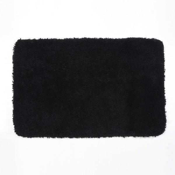 Коврик ВассерКРАФТ WasserKRAFT для ванной 57х90 см Кеммель Блэк Kammel Black