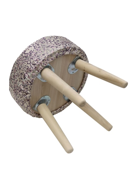 Пуф Stone круглый, цвет фиолетовый