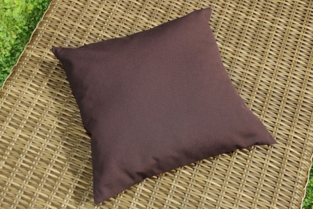 Подушка декоративная на молнии 40х40 см Brown цвет коричневый