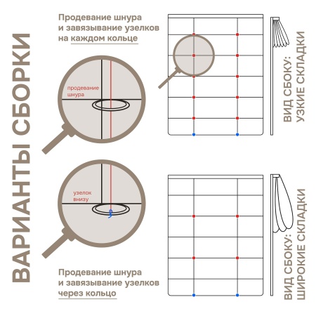 Римская штора Шанталь, цвет серый