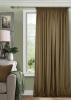 Штора на тесьме 250х300 Pudra с подхватом цвет бледно-коричневый