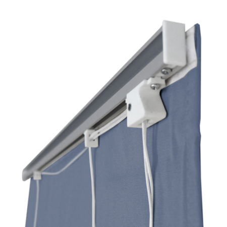 Римские шторы Helena на веревочном механизме цвет синий