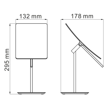 Зеркало с 3-х кратным увеличением K-1006