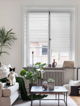 Миниролло "День-Ночь", белый