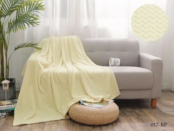 Плед Cleo ROYAL PLUSH велсофт цвет бежевый